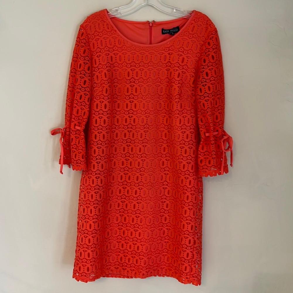 Karin Stevens Vintage Lace Midi Dress